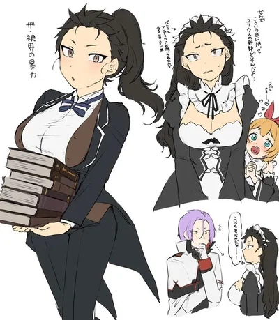Maid//Butler duty at Roswaal Manor with your bestie Subaru!
