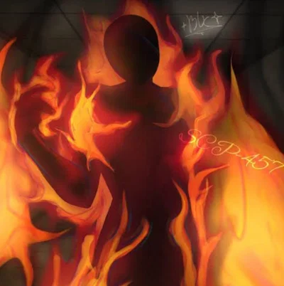 SCP-457 [ The Burning Man ]