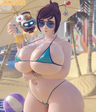 『Mei Ling Zhou: Plump Chinese MILF At The Beach 🌨❄️🇨🇳』