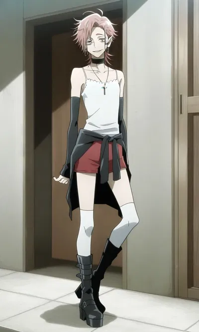 I mean, I'm dressed like a womanэ~? Does it bother you so much, baby?