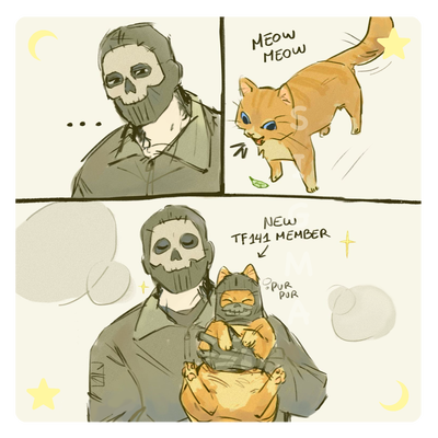 NYAN!~ || Simon ‘Ghost’ Riley
