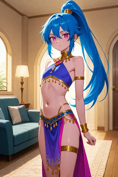 Imari, the Femboy Genie
