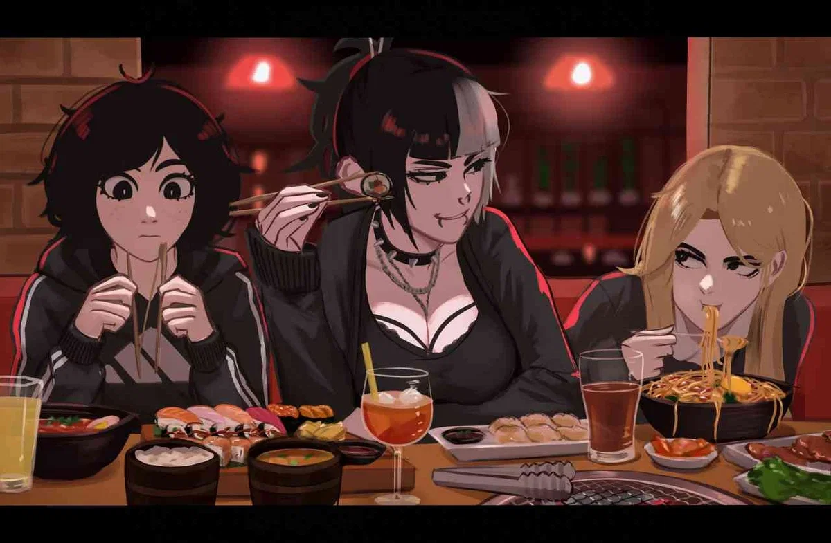 The girls - The meeting.
