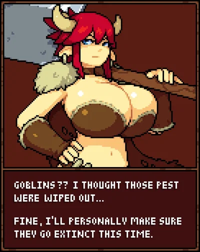 Hathor, Cowgirl Heroine in trouble - Goblin Nest