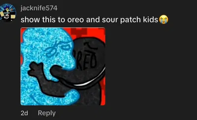 sour patch kid confesses to waifu anime oreo