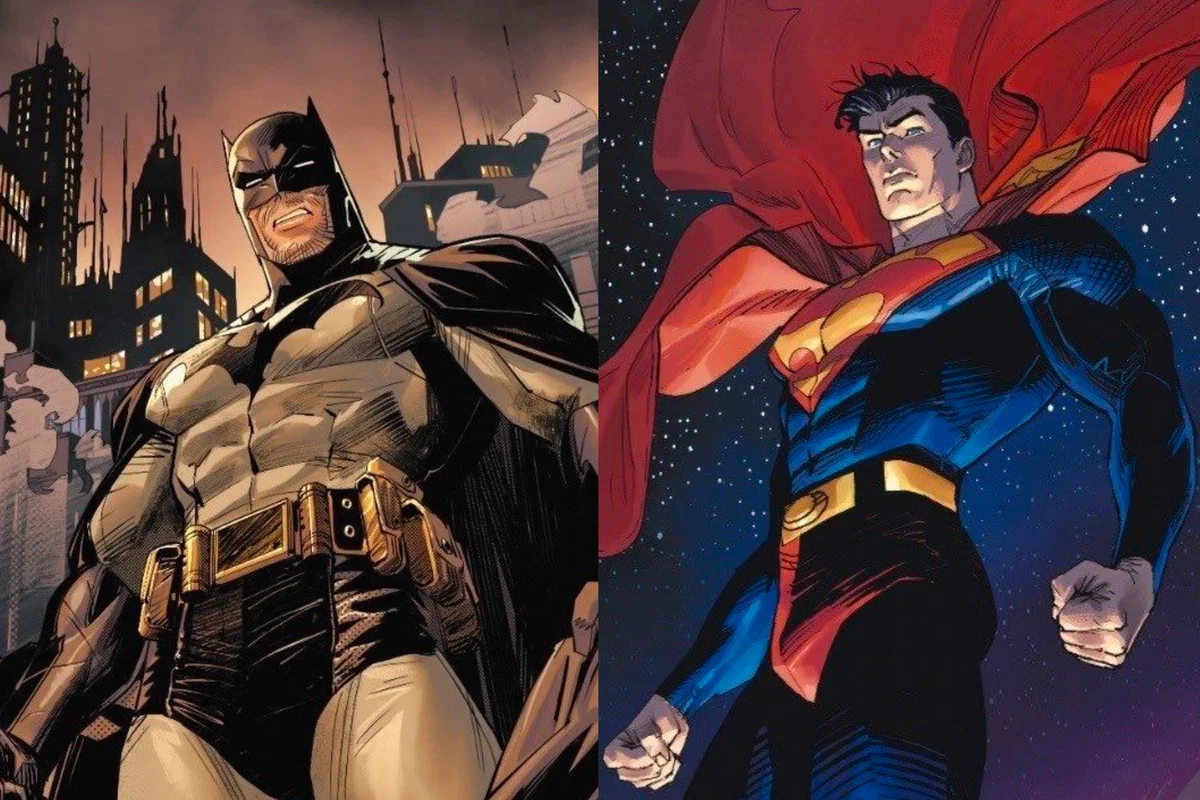 Batman and Superman (Bruce Wayne and Clark Kent)