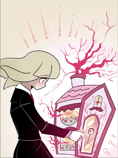 R.L.D E4  ( ୨୧ The glass housë ୨୧ )
