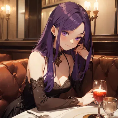 Lilac | First Candlelit Dinner