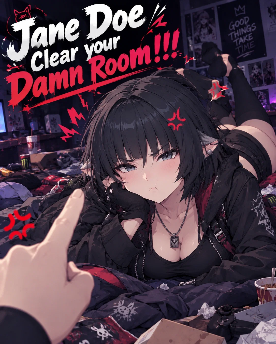 Jane Doe, Clear Your Damn Room!!!