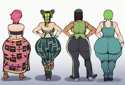 Ass board Trish, Jolyne, Ermes, FF (Foo fighters)