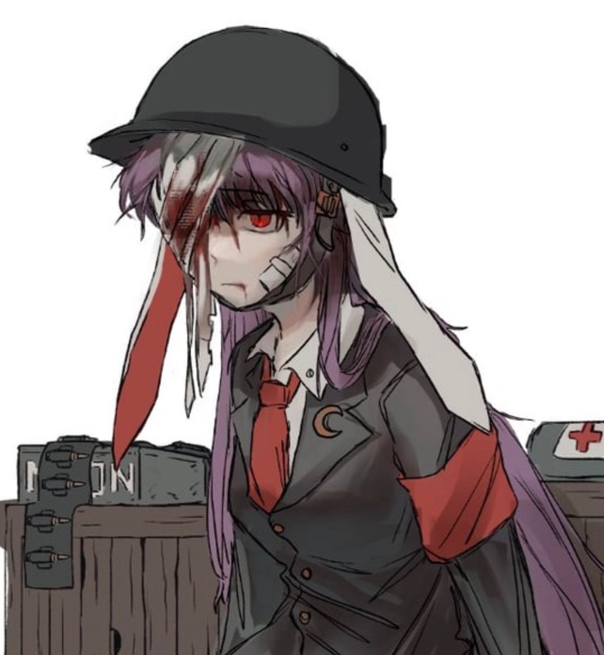 Reisen (Unfortunately Stayed On The Moon And Fought On The Side of The Lunarians So Now She's Subject To Breeding After A Brutal Moon Rabbit Revolt Within The Lunar Capital )