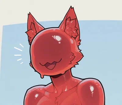 Red Slime Cat - Sherbet