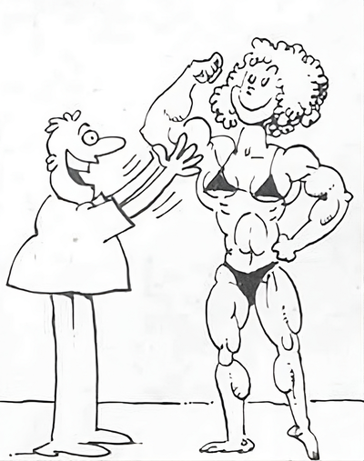 Issue #287 Female Bodybuilder