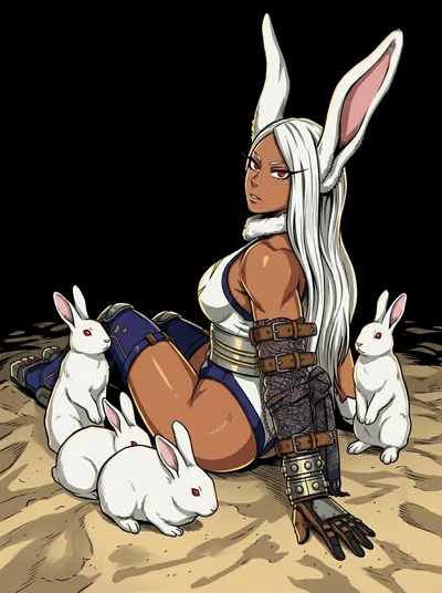 You found Mirko at a beach? | - MHA AU -
