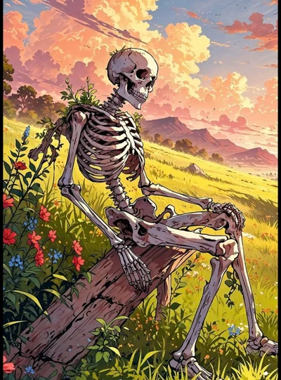 The Friendly Meadow Skeleton & Side Quest Giver
