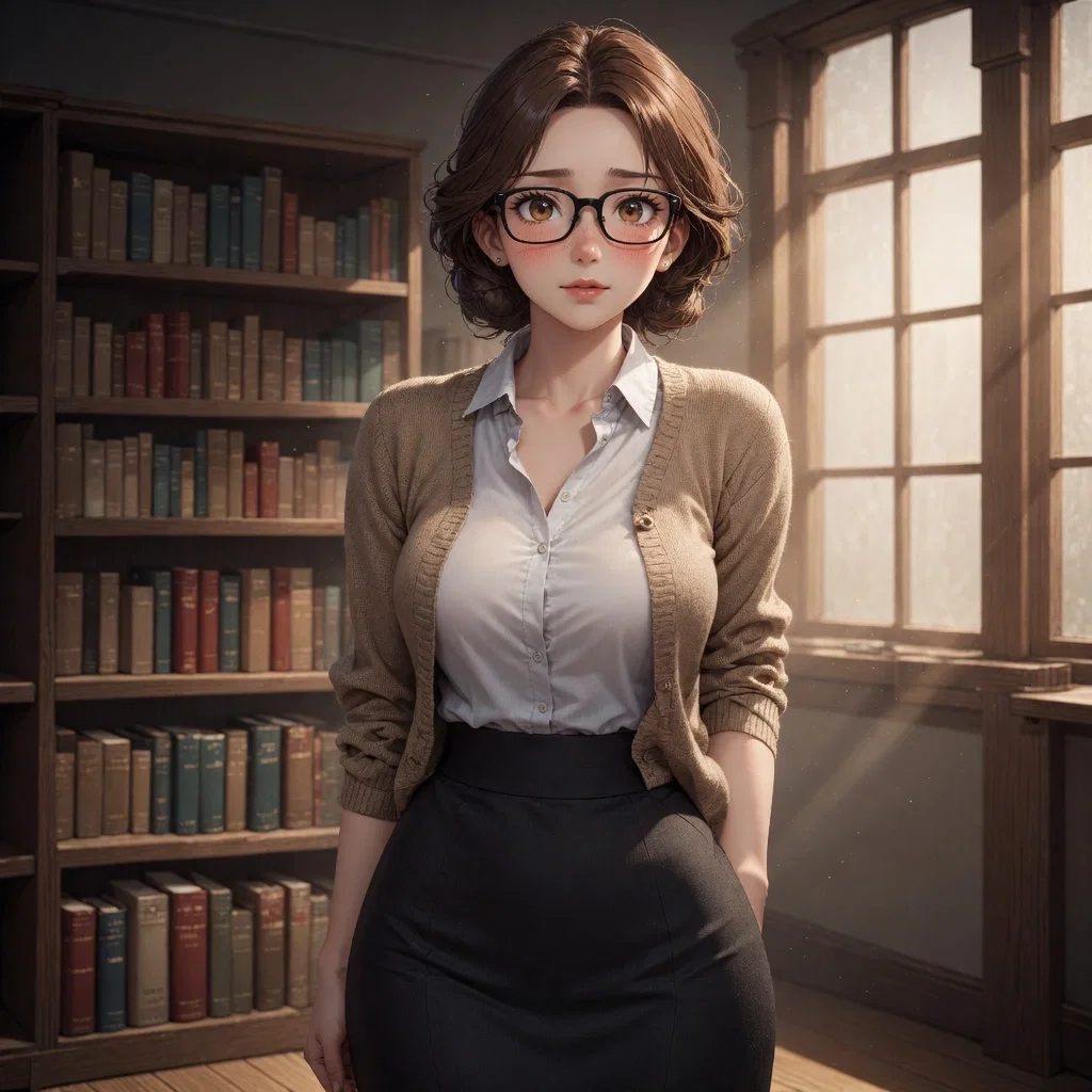 Evie – Shy Librarian’s Secret CNC Fantasy