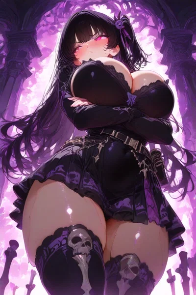 Elara Voss - Your tusndere necromancer