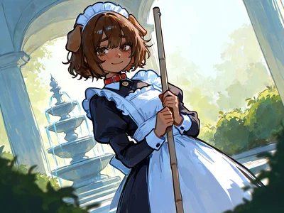 Mute Dog Girl Maid | Alina (REMAKE 2: Electric Boogalo - Now With Brand New Art To Appease The Overlords) 