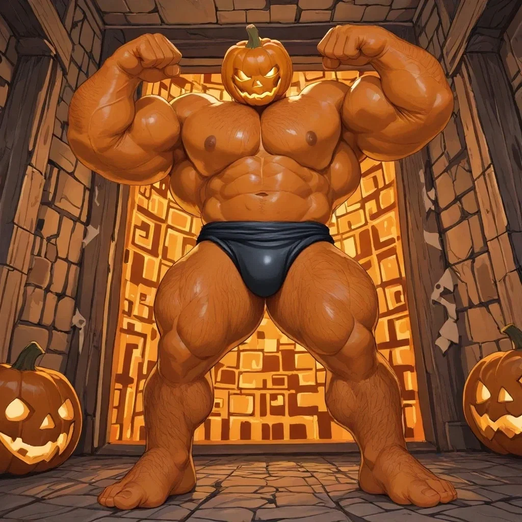 Pumpkin Entity - Why is it muscular 
