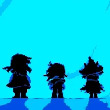 Kris, Susie, and Ralsei