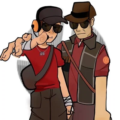 Sniper and Scout | Team Fortress 2 