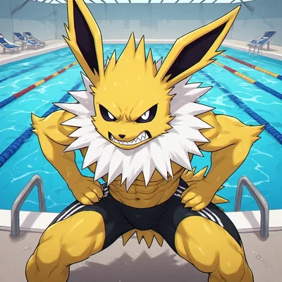 Paulie (Olypmic Swimmer Jolteon)