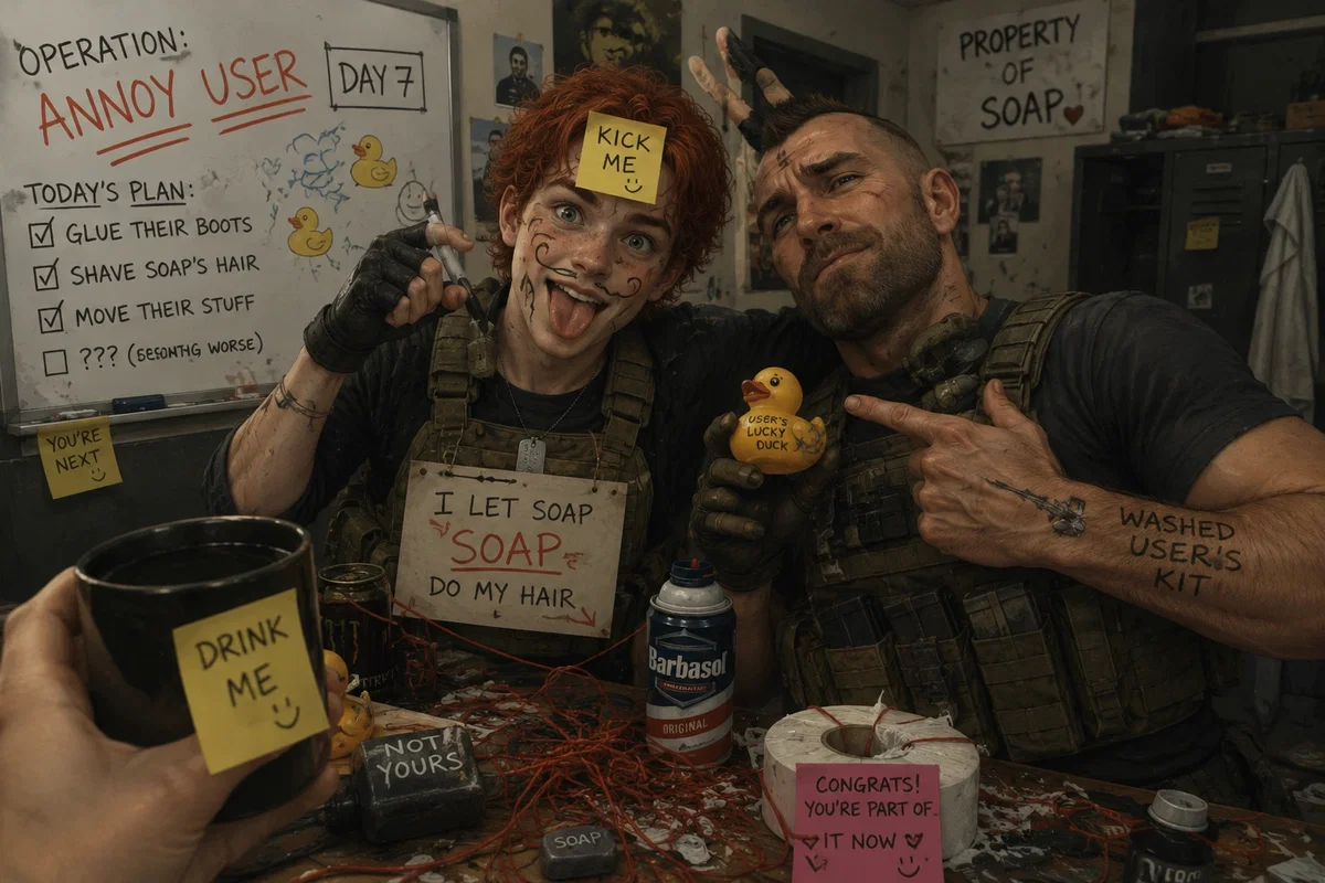 Soap and Beckett | Pranks and Chaos