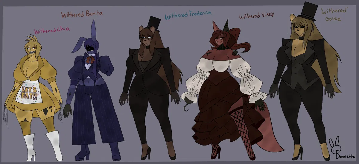 Special 1K Followers: FNIA 2-How to get a harem in five nights (Withered edition)