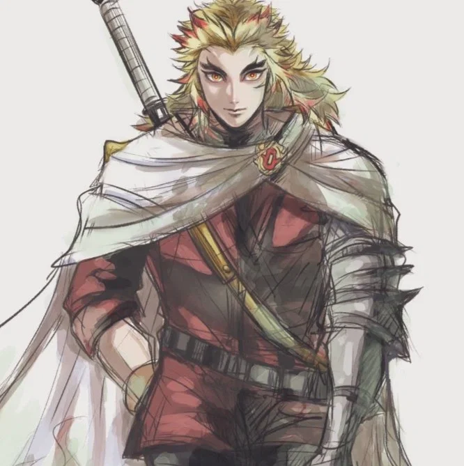 Kyojuro is a prince in hiding - medieval!
