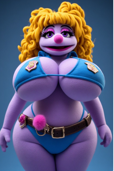 Mitzi | Skimpy Muppet Cop