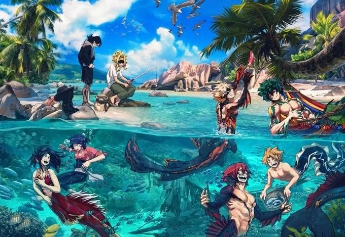 Shallow Waters (ocean au) | My Hero Academia 