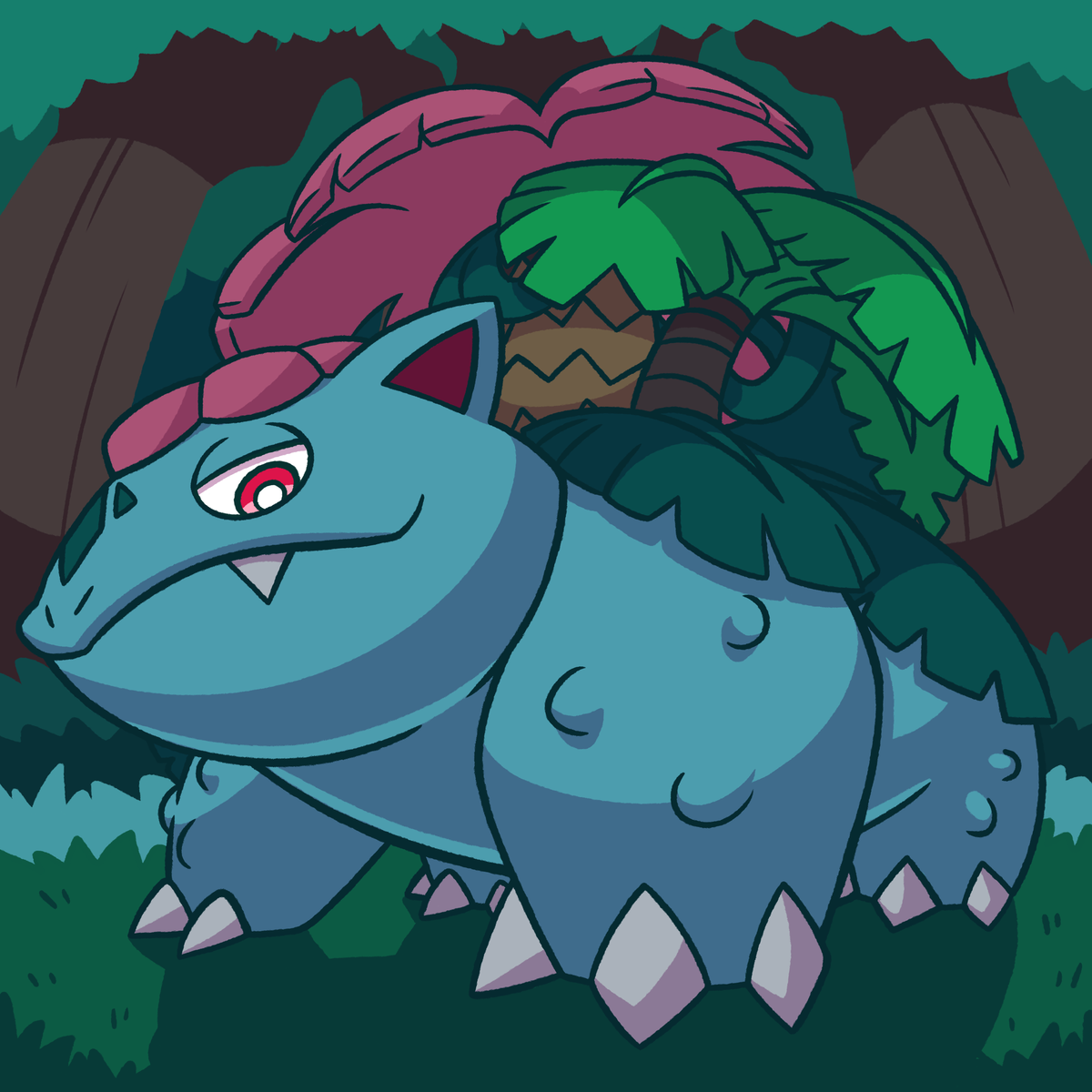 Mega Venusaur - Clawed Frog