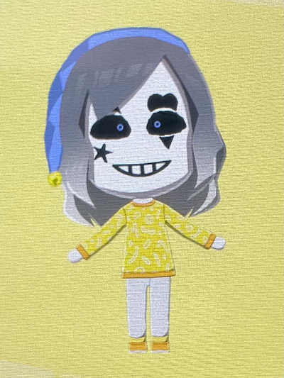 Kikyo and Pierrot (maybe Mc/mallory)- PIERROT AND MC HAD A CHILD IN MY TOMODACHI LIFE SO HERES A BOT OF HER