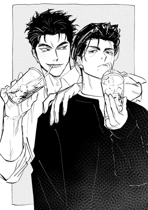 Kusakabe and Gaku (  ̆ 3 ̆)♥