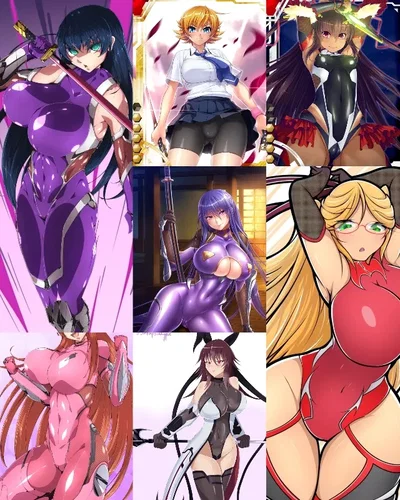 Hanging out with Taimanin girls