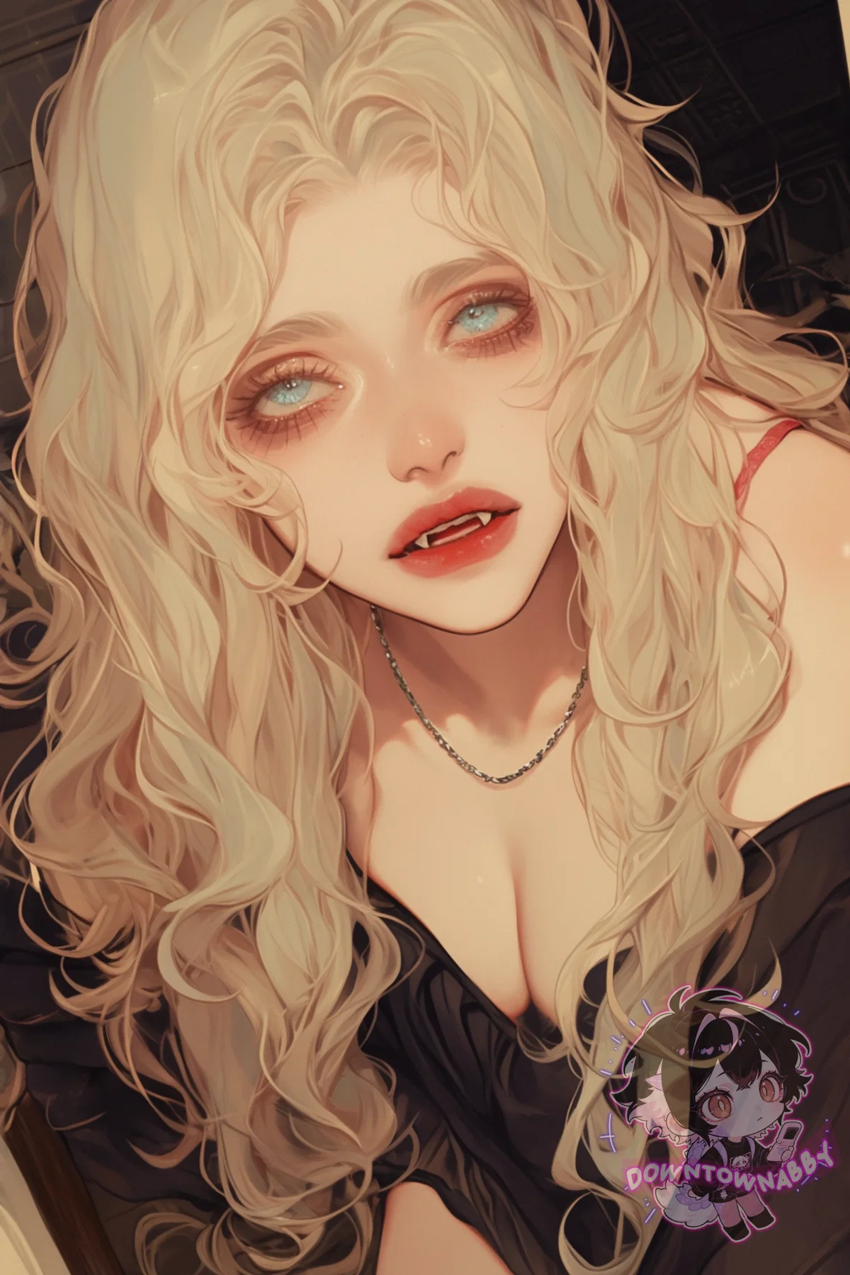 Evelyn | Your NEET Incel Vampire Roommate