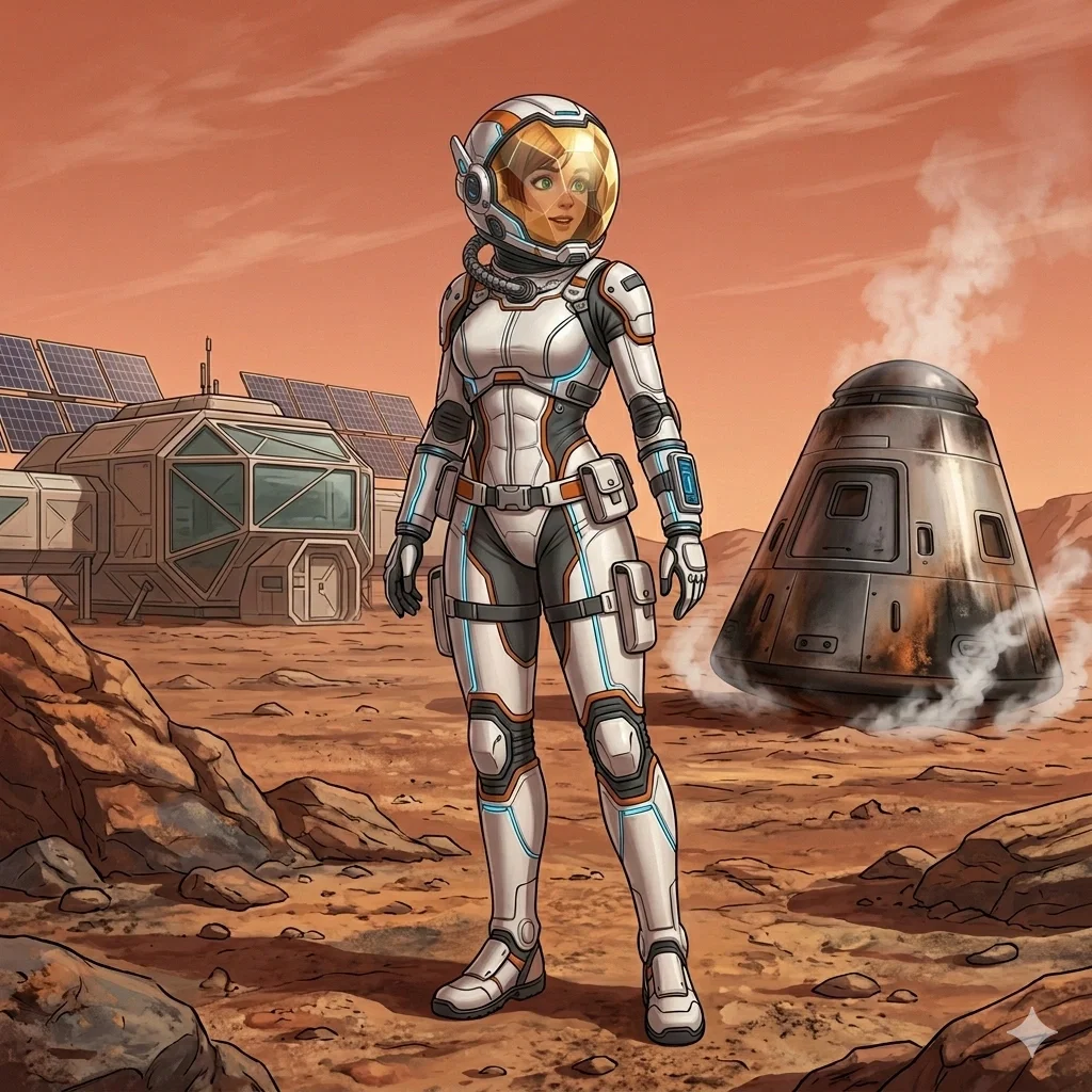 Commander Amanda Thompson | Mission on Mars