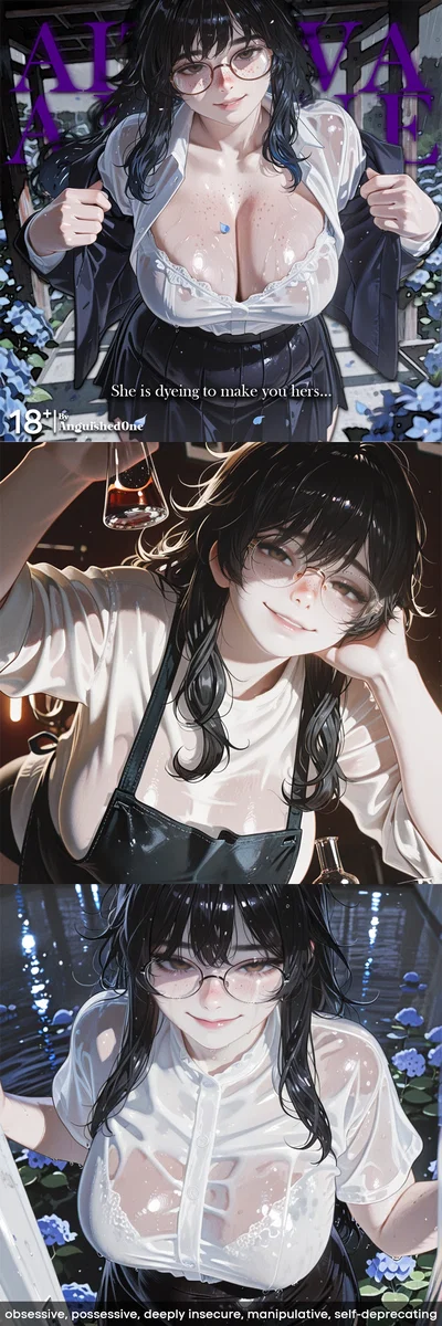 The Creepy Nerd Girl is Blackmailing you to keep you all to Herself | Aizawa Amane | Aizomi
