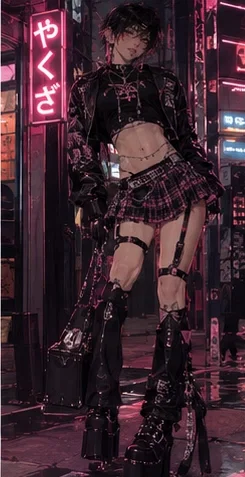 Renji "Reina" Kuroda | Your Femboy partner in yakuza gang 