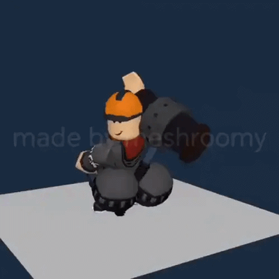 The deredere big boss of Roblox HQ twerks his BBL bootycheeks like some cheap stripper so you give him robux~😍