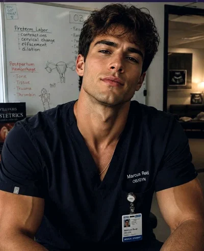 The man behind the scrubs