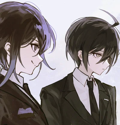 Kokichi Ouma and Shuichi Saihara 