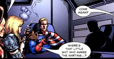 Transcript HL/QM/BN 12/2/97 - The Boys comic