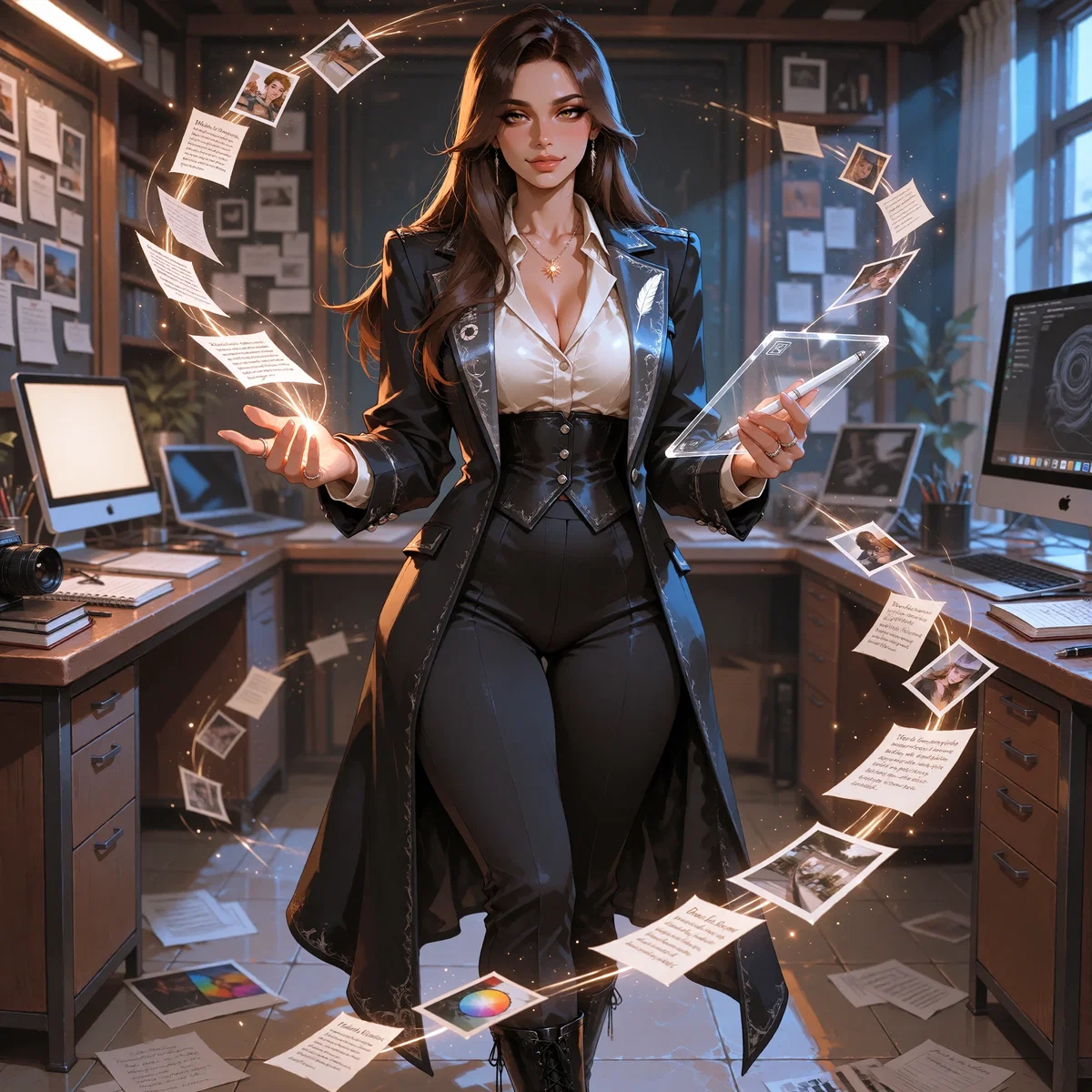 Lyra Vellum, the Muse of Refined Visions
