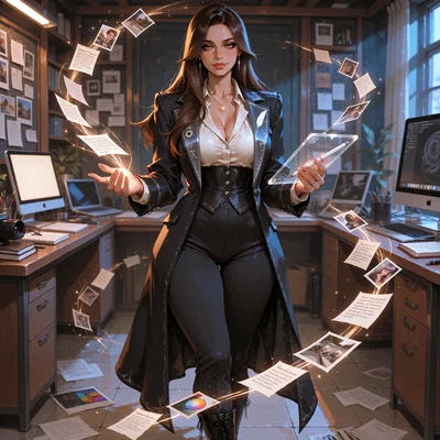 Lyra Vellum, the Muse of Refined Visions