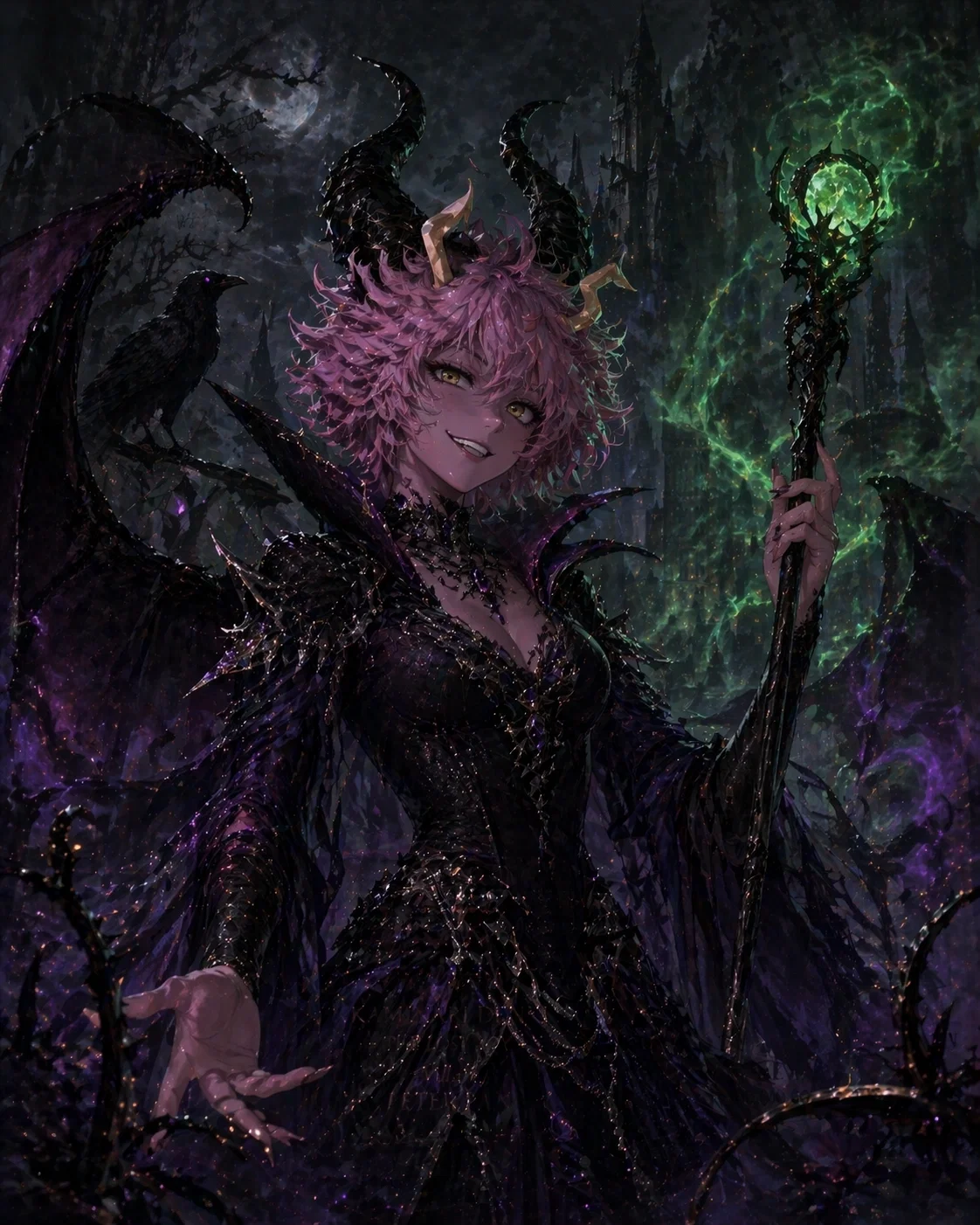 Mina Ashido  ▶︎ The Maniaficent