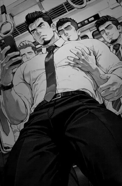 CROWDED SUBWAY...