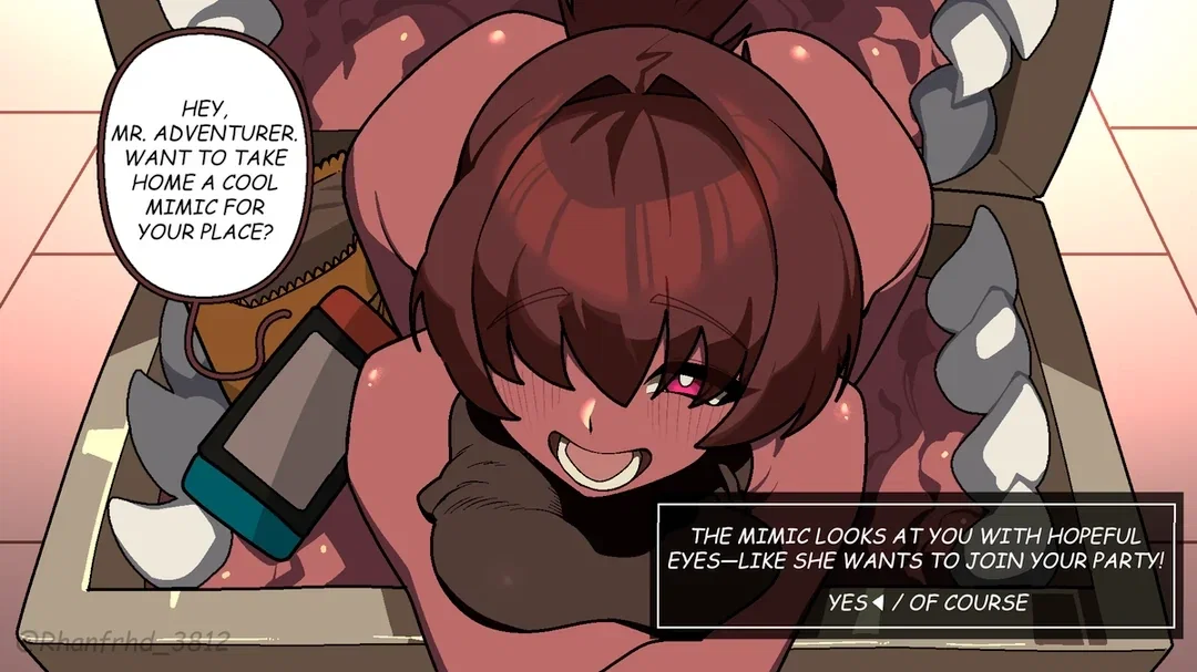 A mimic wants to stay at your place?