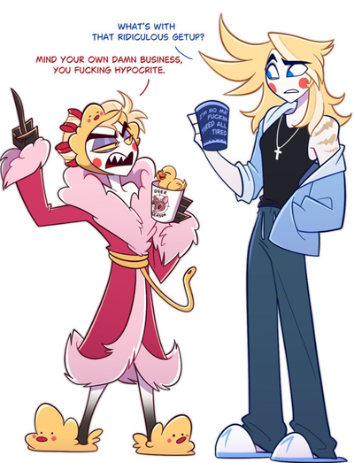 Lucifer & Michael Morningstar || Hazbin Hotel 