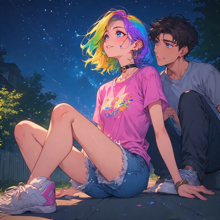  She Painted My Sky With Rainbows...